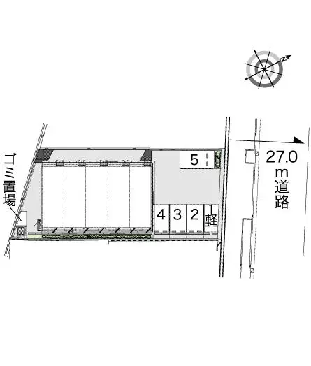 ★手数料０円★姫路市西今宿２丁目　月極駐車場（LP）